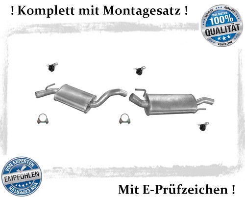 Auspuffanlage golf iii 4 - vw,