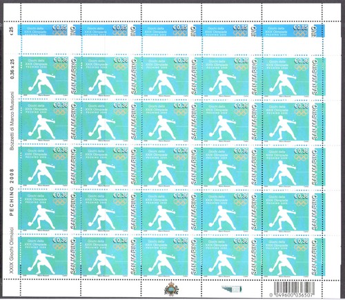 2008 san marino - 2008, olympische