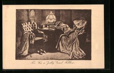 Künstler-AK James Henderson + Sons Nr. 24: For He´s a Jolly Good Fellow, Frau i 