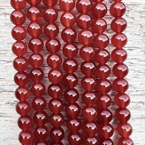 Echte roter karneol 8mm - 6,