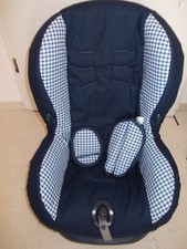 Maxi-Cosi-Priori altes Modell  Bezug Ersatzbezug dunkelblau blau kariert*neu*