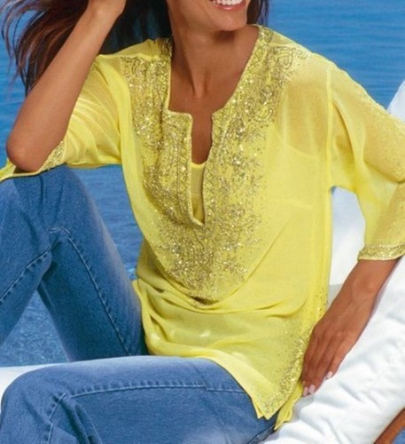 Set edle tunika bluse top - -,
