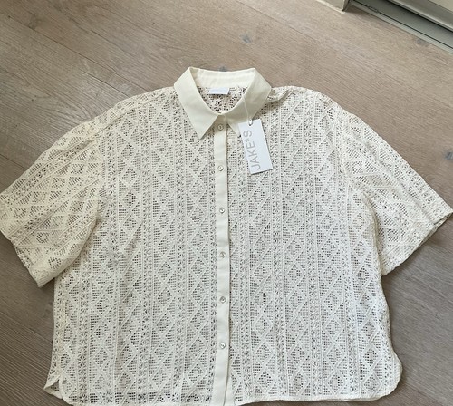 Jake spitzenbluse creme gr - spitzenbluse,