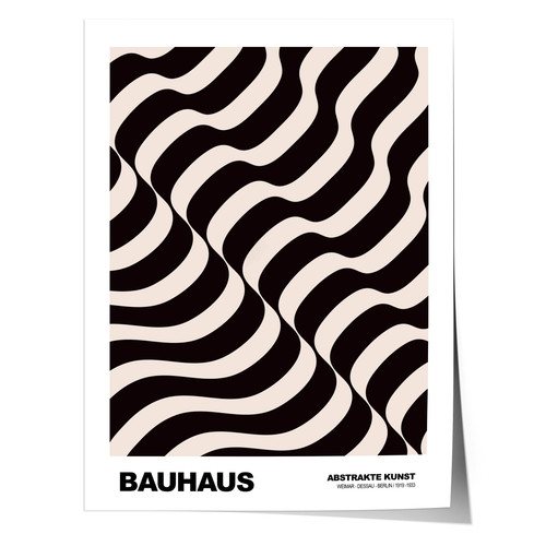 Poster bauhaus abstrakte kunst - poster,