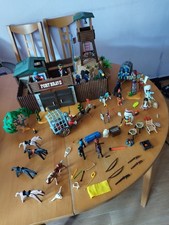 Playmobil Westernfort Brave 5245 und Erweiterung 6270 mit viel extra Zubehör