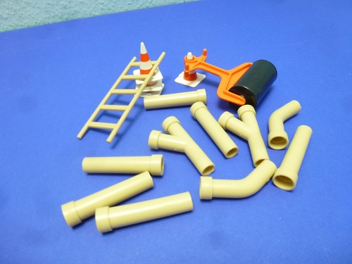 Baustellen rohre walze - baustellen,