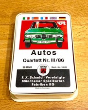 Quartett Autos  Schmid, 52622