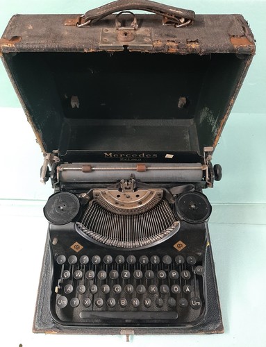 Schreibmaschine antik mercedes - schreibmaschine,