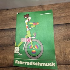 DDR Bastelbogen Fahrradschmuck