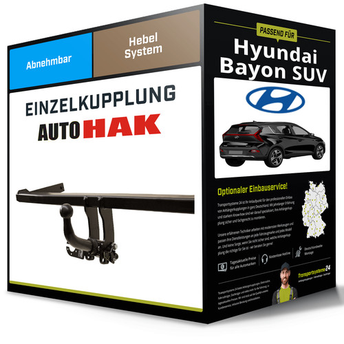 Abnehmbare anhängerkupplung - abnehmbare,