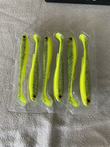 Gummifische neon gelb - gummifische, mit
