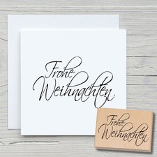 Stempel Frohe Weihnachten 02 -