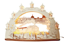 3D LED Schwibbogen Dresden