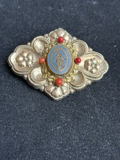 Brosche Biedermeier Korallen