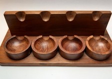 Pfeifenständer Holz Tabakpfeife für 4 Pfeifen