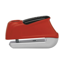 ABUS Bremsscheibenschloss Trigger Alarm 2.0 345, Alarm 100dB, mit Tasche, Rot