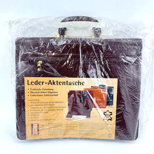 Leder aktentasche bordeaux rot - aktentasche,