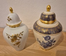 2 Deckelvasen Porzellan
