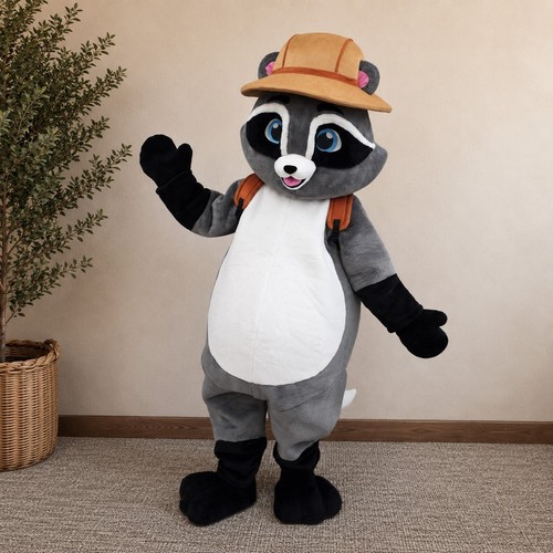 Cute raccoon mascot - cute, costume
