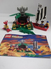 Lego System 6262  Island Insulaner Piraten Figuren KOMPLETT mit Bauanleitung