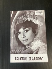 MY FAIR LADY Film mit AUDREY HEPBURN Programm ÖSTERREICH-AUSTRIA von 1970