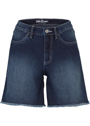 Jeansshorts mid waist stretch - jeansshorts,