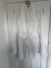 Charvet weißes Abendhemd und