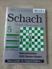 Schach Zeitung  -Zeitschriften  Jahr 2019    Nr. 5