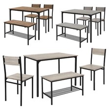 4-teilig Esstisch Set