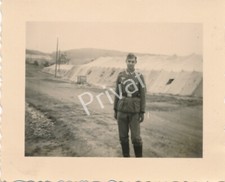 Foto WK II Wehrmacht Unteroffizier Freudenberg Aulenbach Baumholder Zelt K1.45