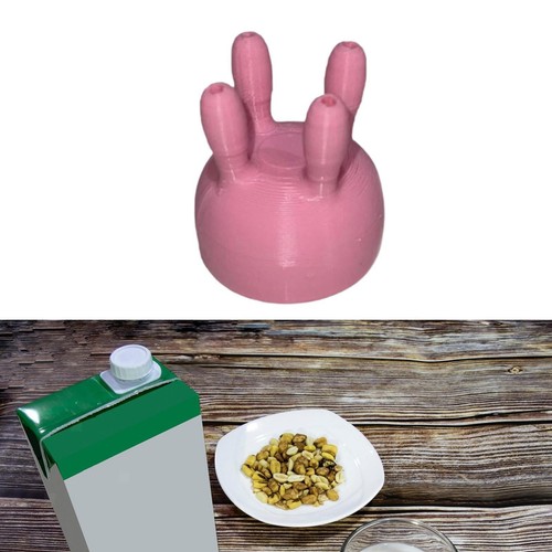 Kuh-Euter-Milchkarton-Kappe