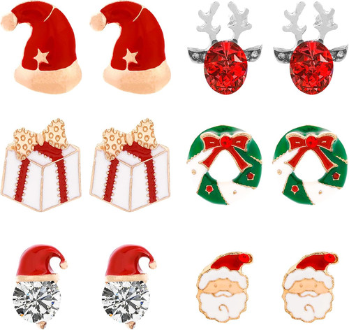 Weihnachtsohrringe für frauen - weihnachtsohrringe,