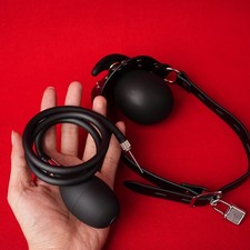 BDSM Aufblasbarer Mundknebel