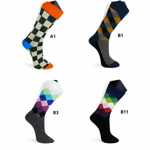 Herren socken 4er pack bunt - socken,