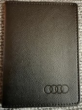 AUDI FAHRZEUGSCHEINHÜLLE SCHWARZ MAPPE TASCHE ETUI ZULASSUNGSBESCHEINIGUNG