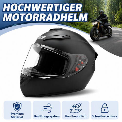 Allwetter schwarz integralhelm - allwetter,