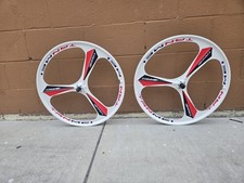 TANMEI 3-Spoke Wheel Set White