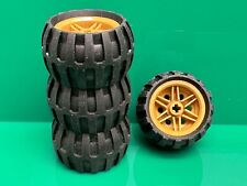 Lego Technic Rad / 30 x 20 Goldfelgen & 43 x 26 Ballonreifen, Nr. 56145, 61481