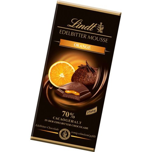 Lindt edelbitter mousse orange - edelbitter,