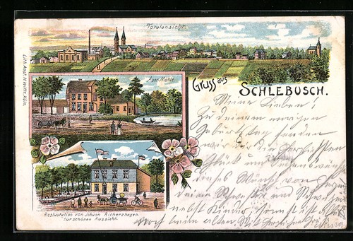 Lithographie schlebusch - lithographie,