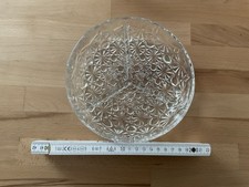 Kleiner 3geteilter Teller aus Kristallglas