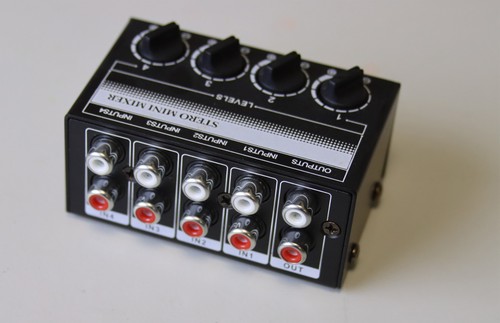 Stereo audio mixer mit - mixer,