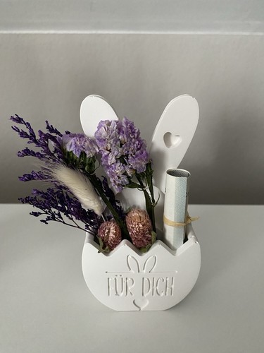 Osterhase trockenblumenstrauss - osterhase,