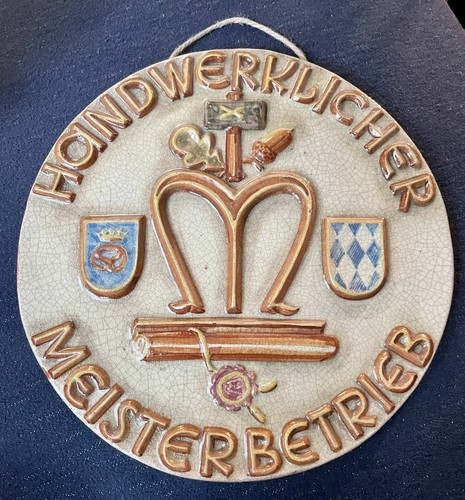 Wandteller keramik schild - keramik,