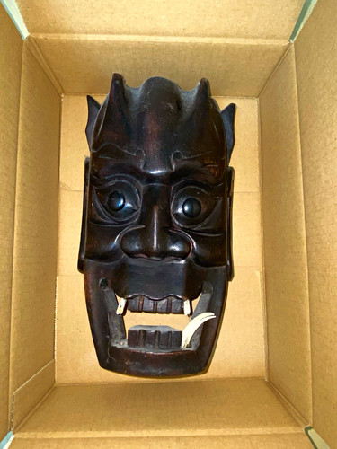 Afrikanische holz maske - afrikanische,