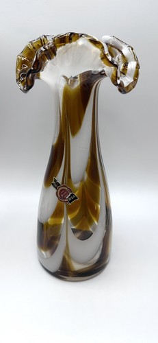 Hohe vase glas - vase, wellenrand