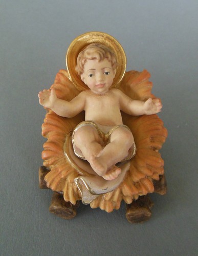 Jesuskind mit wiege 5 cm - jesuskind,