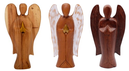 Schutzengel holzfigur aus - schutzengel,