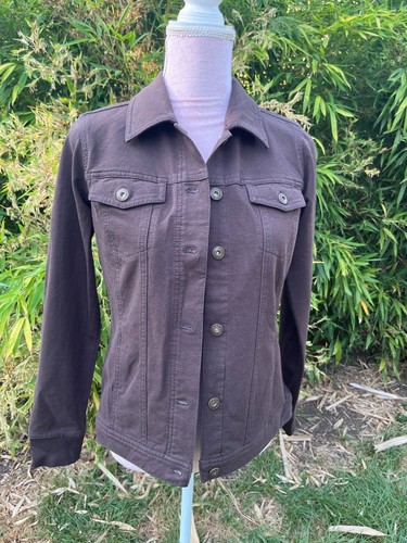 Denim jacke schokobraun - denim,