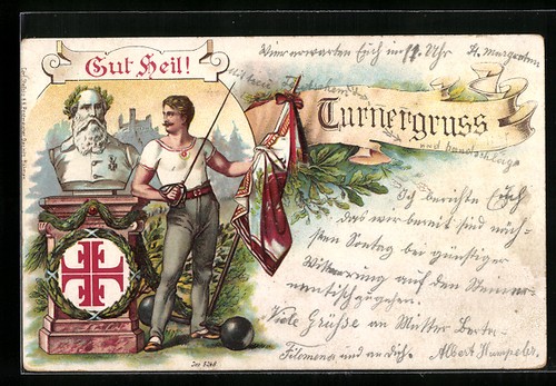 Lithographie büste von - büste,